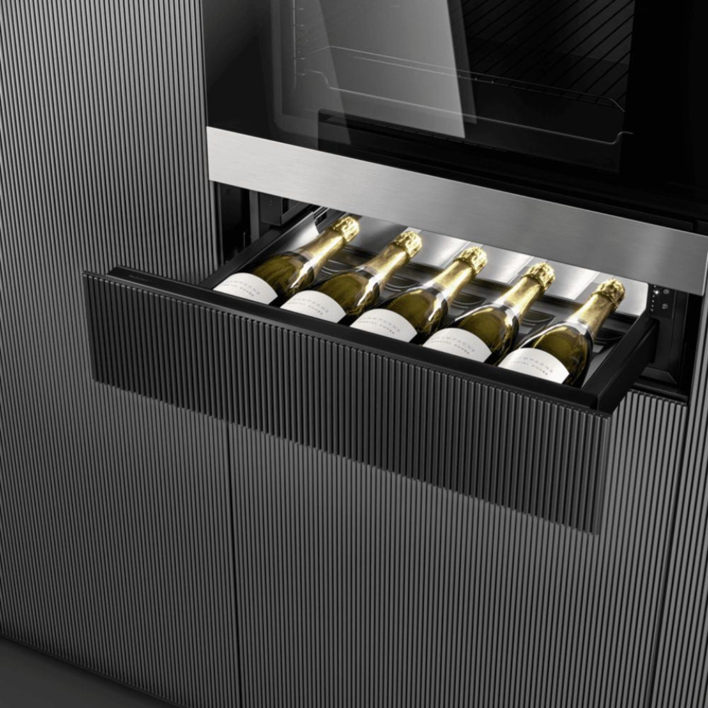 Dometic Compact wine cooler, clear glass door - DrawBar5C