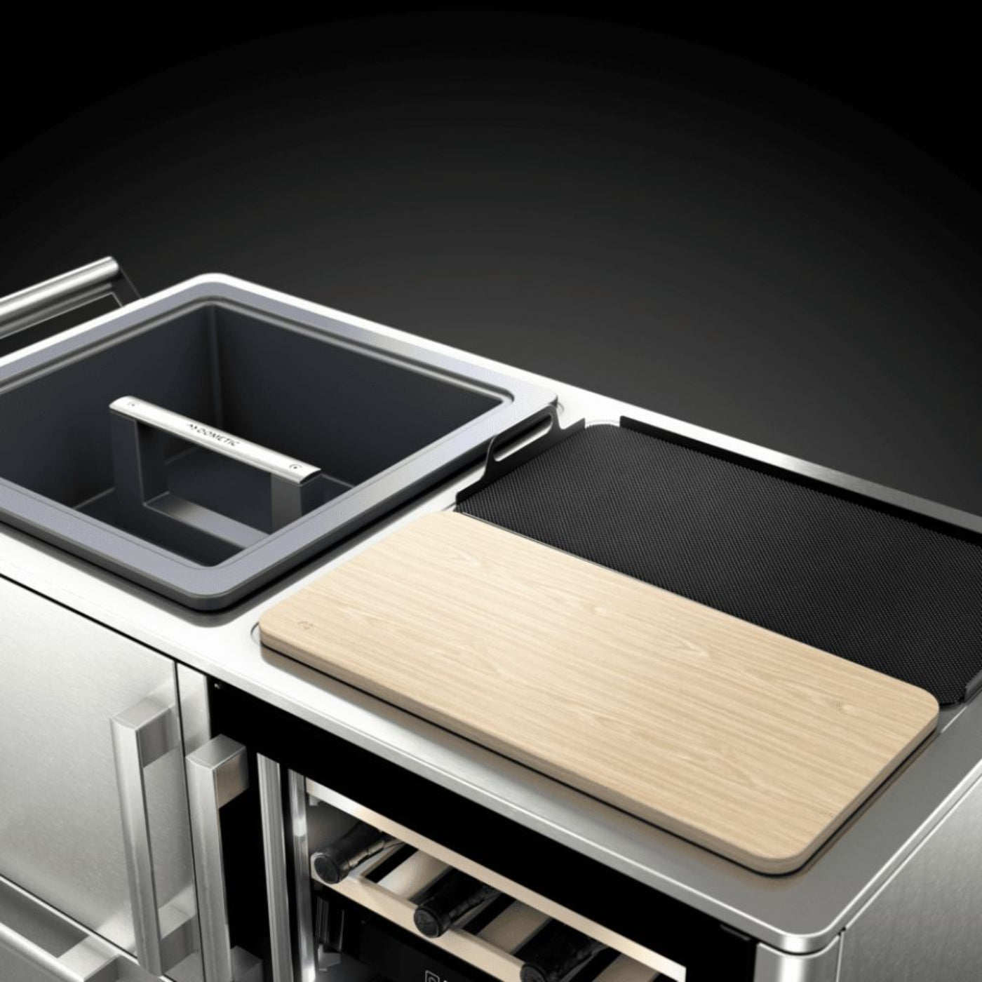 Dometic Outdoor mobile bar, dual zone refrigerator - MoBar 550S