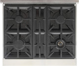 Kucht Professional 30" 4.2 cu. ft. Natural Gas Range in Stainless Steel with Blue Accents - KFX300-B