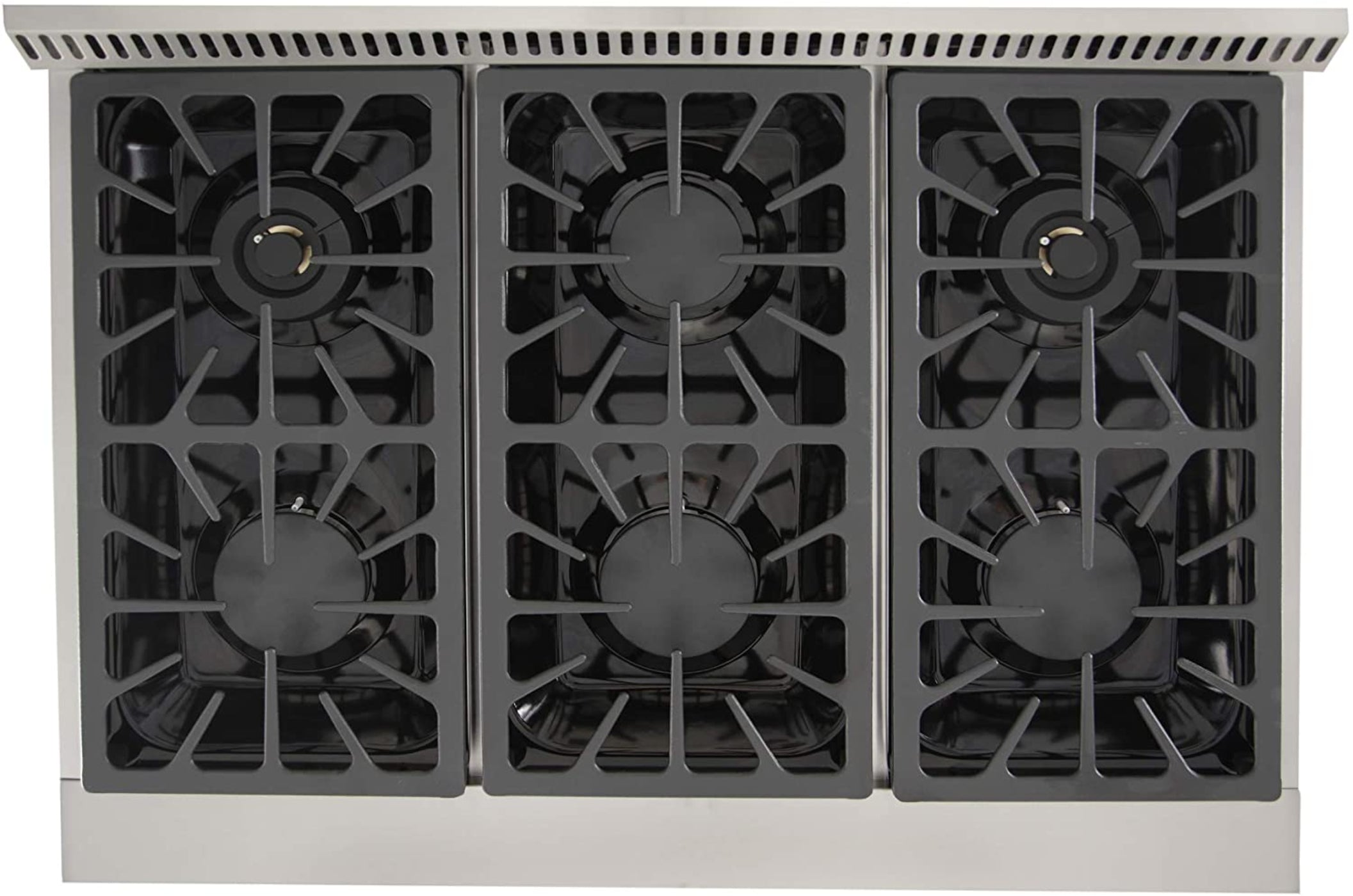 Kucht Professional 36 in. 5.2 cu ft. Natural Gas Range with Silver Knobs - KRG3618U-S