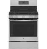 GE APPLIANCES PGB965YPFS GE Profile(TM) 30" Free-Standing Gas Double Oven Convection Fingerprint Resistant Range with No Preheat Air Fry -  PGB965YPFS