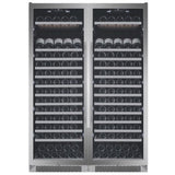 Avallon 151 Bottle + 151 Bottle Side-by-Side Wine Cooler