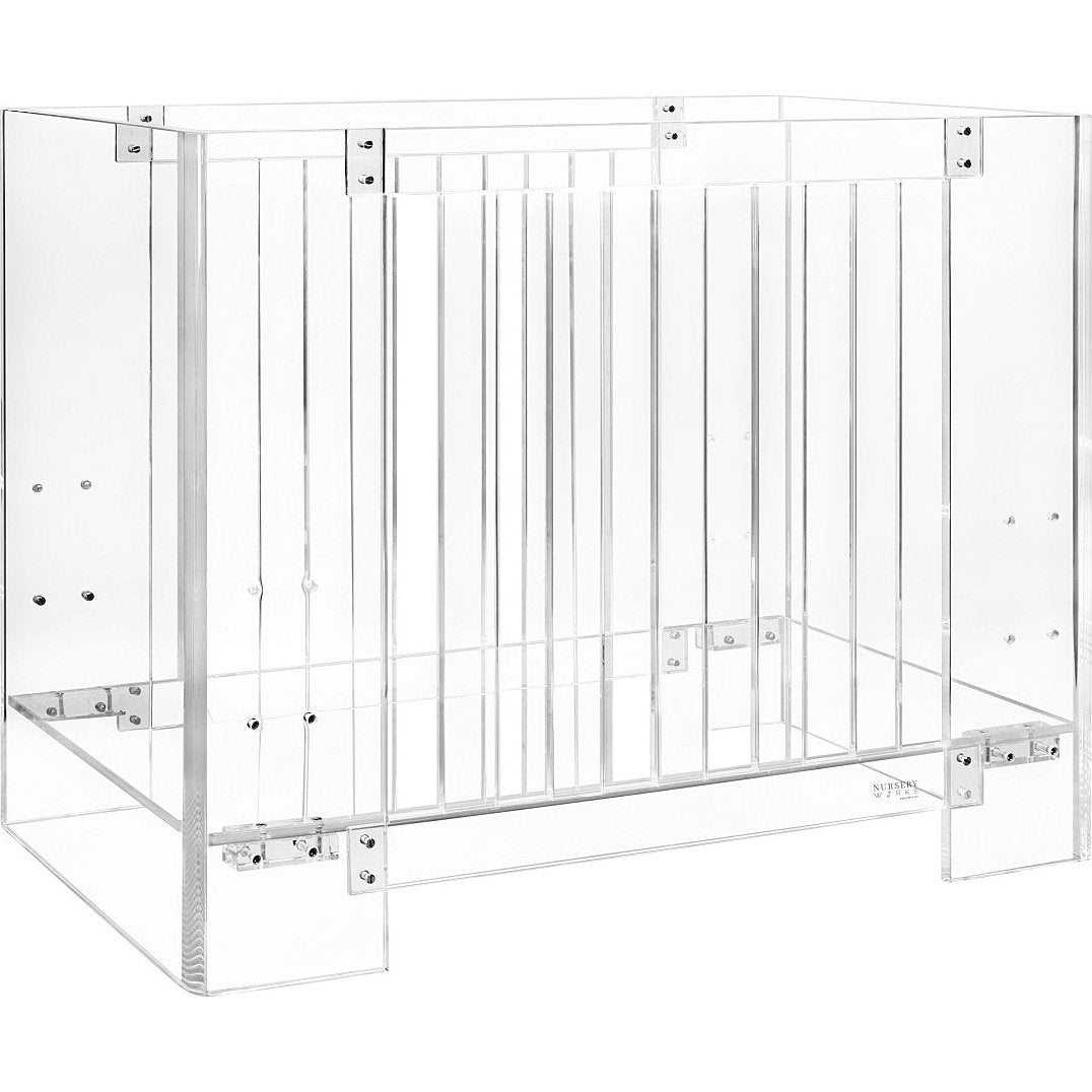 Nursery Works Vetro Mini Crib with Pure Core Mini Crib Mattress
