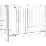 Nursery Works Vetro Mini Crib with Pure Core Mini Crib Mattress