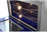 Kucht Professional 36 in. 5.2 cu ft. Natural Gas Range with Griddle and Silver Knobs - KRG3609U-S