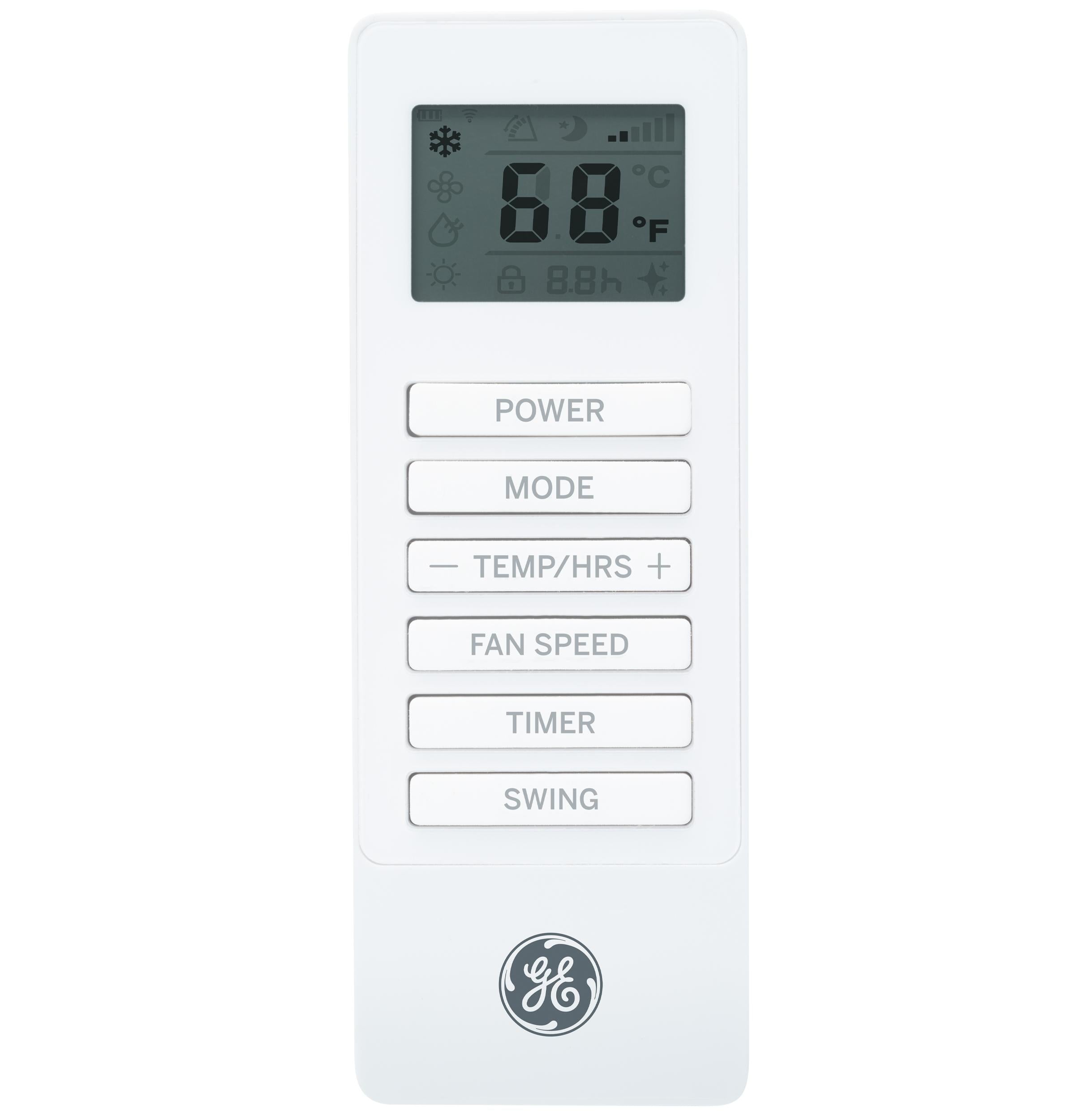 GE APPLIANCES APSA13YBMW GE(R) 14,000 BTU Heat/Cool Portable Air Conditioner for Medium Rooms up to 550 sq ft. (9,950 BTU SACC) - APSA13YBMW-KT