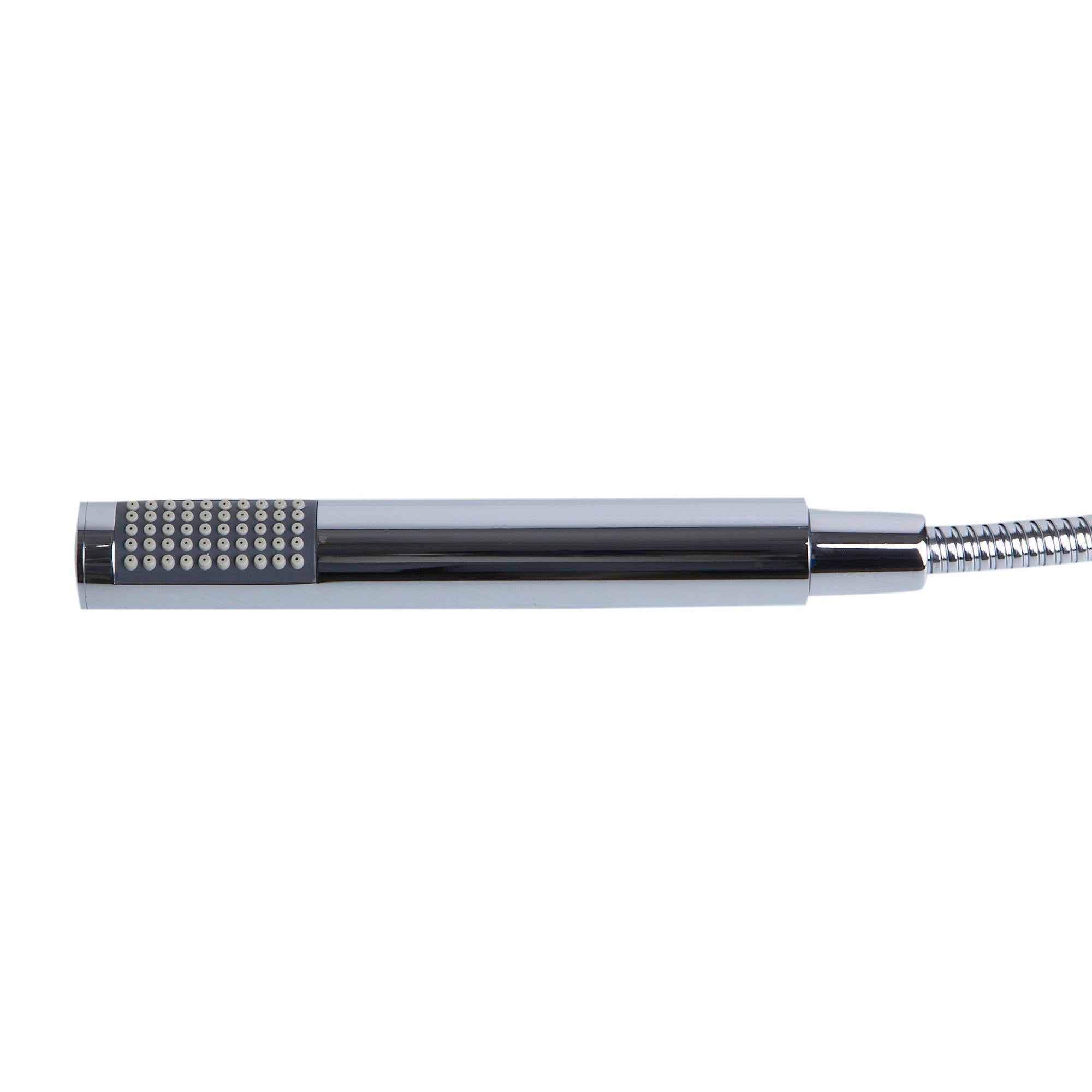 ALFI Rounded Floor Mounted Tub Filler with Handheld Shower Head - AB2534