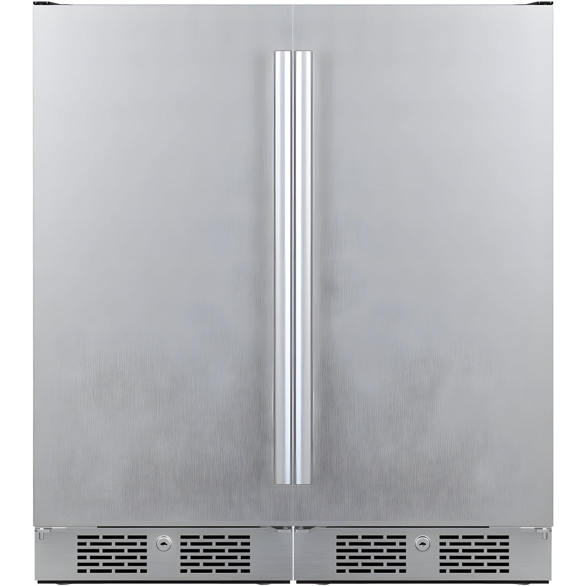 Avallon 30 Inch Wide 6.7 Cu. Ft. Built-In or Free Standing Side by Side Dual Compact Refrigerator - AFR152SSDUAL