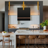 Akicon 30" Stainless Steel Range Hood, 600 CFM Wall Mount Vent Hood with Powerful Vent Motor, Modern Box Kitchen Hood with LED Lights, Charcoal Filter - AK-HS30HA-JBC-48