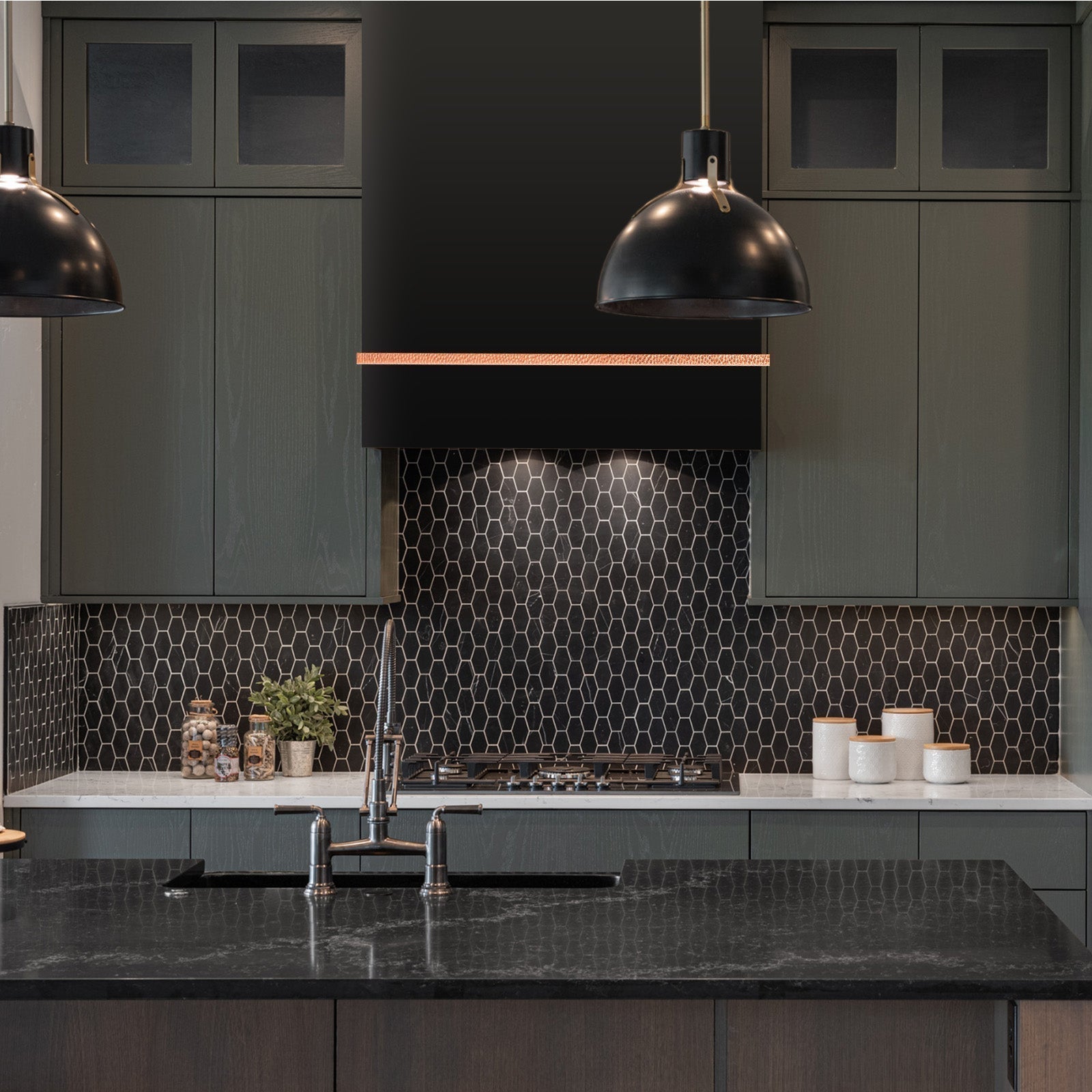Akicon 30" Stainless Steel Range Hood, 600 CFM Wall Mount Vent Hood with Powerful Vent Motor, Modern Box Kitchen Hood with LED Lights, Charcoal Filter - AK-HS30HA-JBC-48