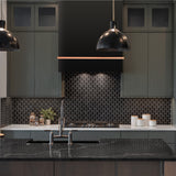 Akicon 30" Stainless Steel Range Hood, 600 CFM Wall Mount Vent Hood with Powerful Vent Motor, Modern Box Kitchen Hood with LED Lights, Charcoal Filter - AK-HS30HA-JBC-48