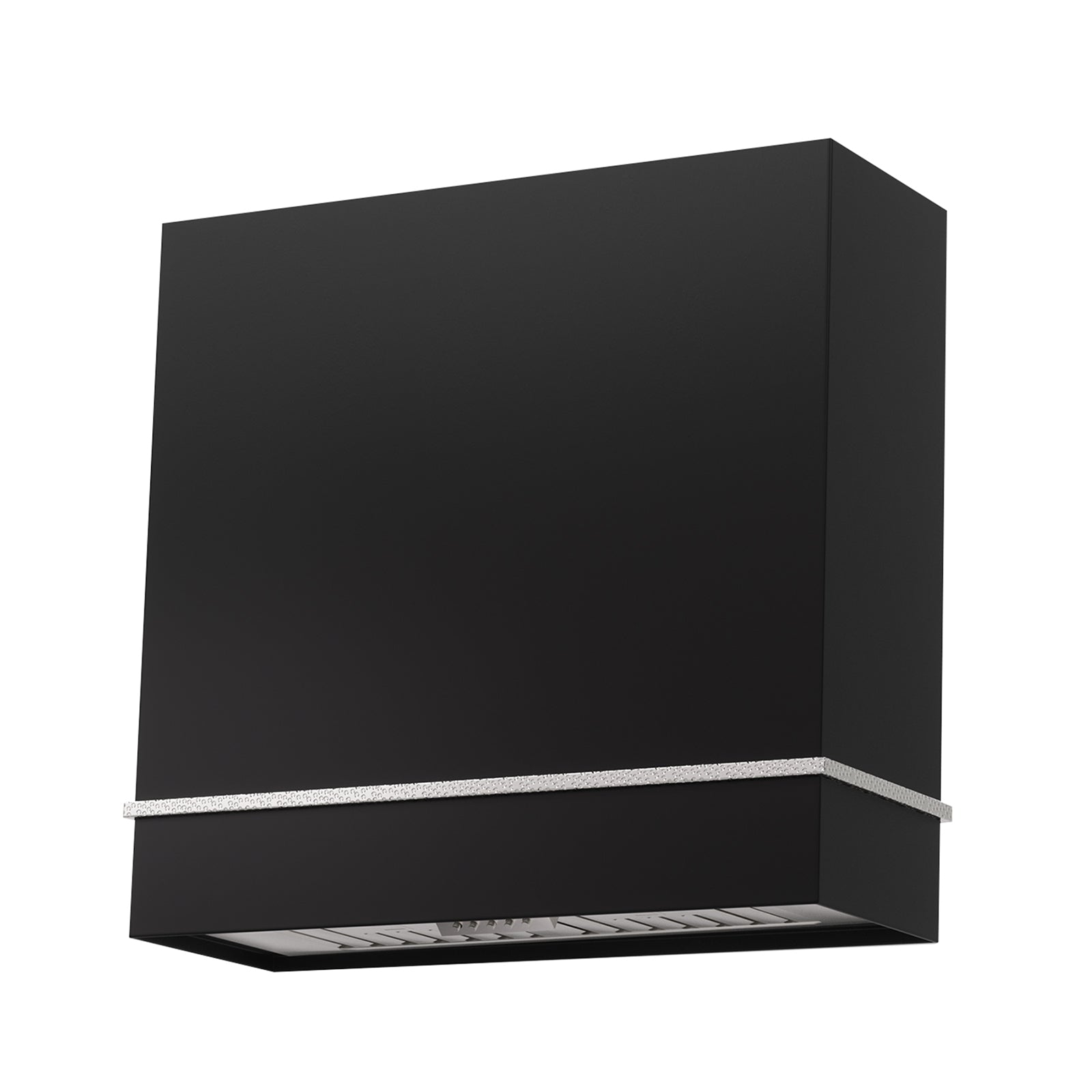 Akicon 30" Stainless Steel Range Hood, 600 CFM Wall Mount Vent Hood with Powerful Vent Motor, Modern Box Kitchen Hood with LED Lights, Charcoal Filter - AK-HS30HA-JBC-48