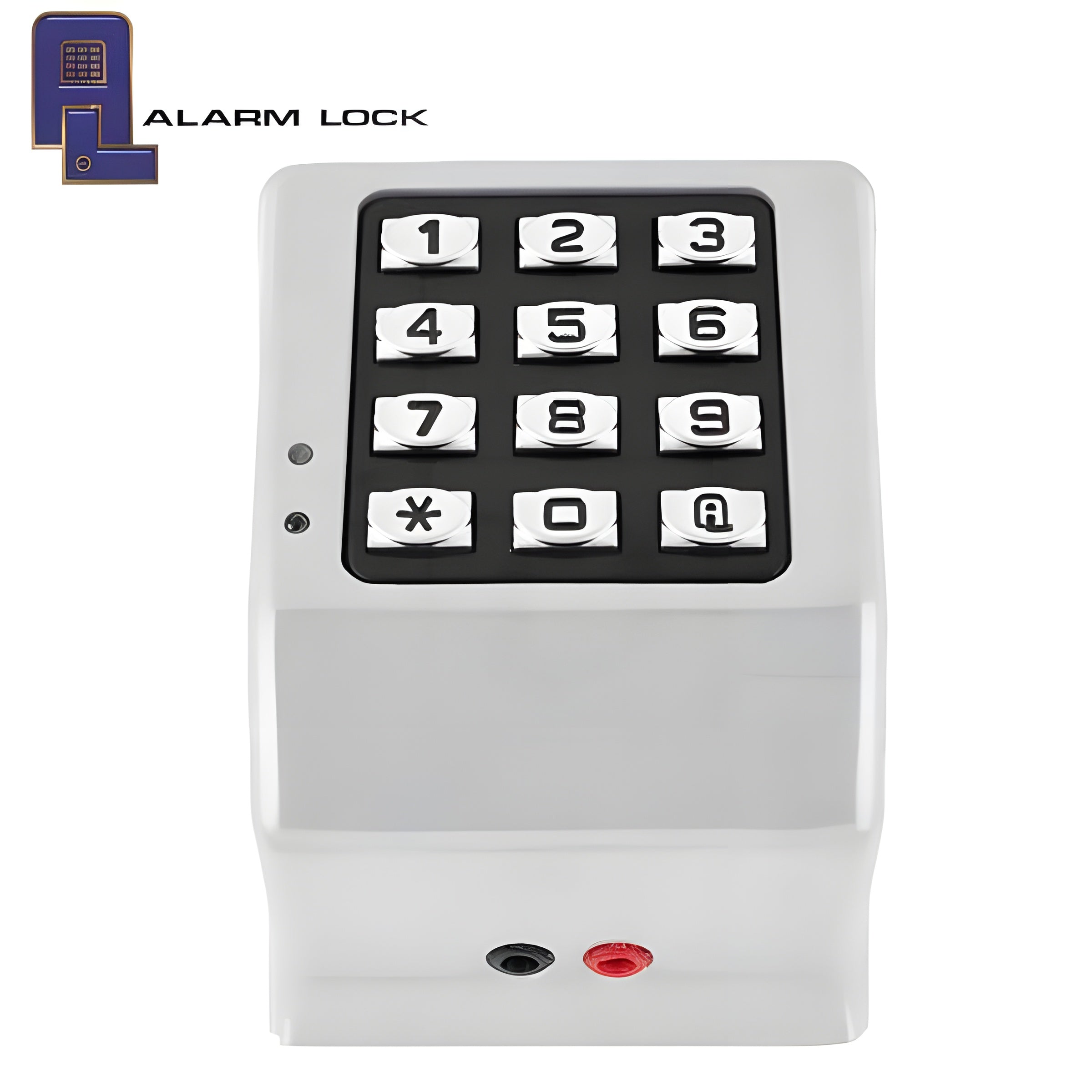 Alarm Lock Trilogy Weatherproof Digital Access Control Keypads w/ Audit Trail - MS - Metallic Silver - DK3000