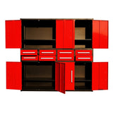 Chery Industrial AS-IS 7ft Storage Cabinet 8 Drawers & 8 Cabinets D_WW000214