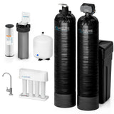 Aquasure Signature Elite | 1,500,000 Gallons Whole House Water Filter Treatment Bundle with 72,000 Grains Softener, 75 GPD Reverse Osmosis System - AS-SE2000A