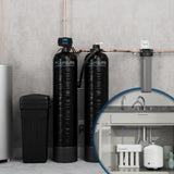 Aquasure Signature Elite | 1,500,000 Gallons Whole House Water Filter Treatment Bundle with 72,000 Grains Softener, 75 GPD Reverse Osmosis System - AS-SE2000A