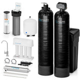 Aquasure Signature Elite | 5-in-1 Whole House Water Treatment Bundle with 72,000 Grains Fine Mesh Resin Softener and 18 GPM UV Sterilizer - AS-SE2000FMU