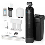 Aquasure Signature Series | 64,000 Grains Water Softener with 12 GPM Quantum UV Purification and 75 GPD Reverse Osmosis RO System - AS-WSUV64RO