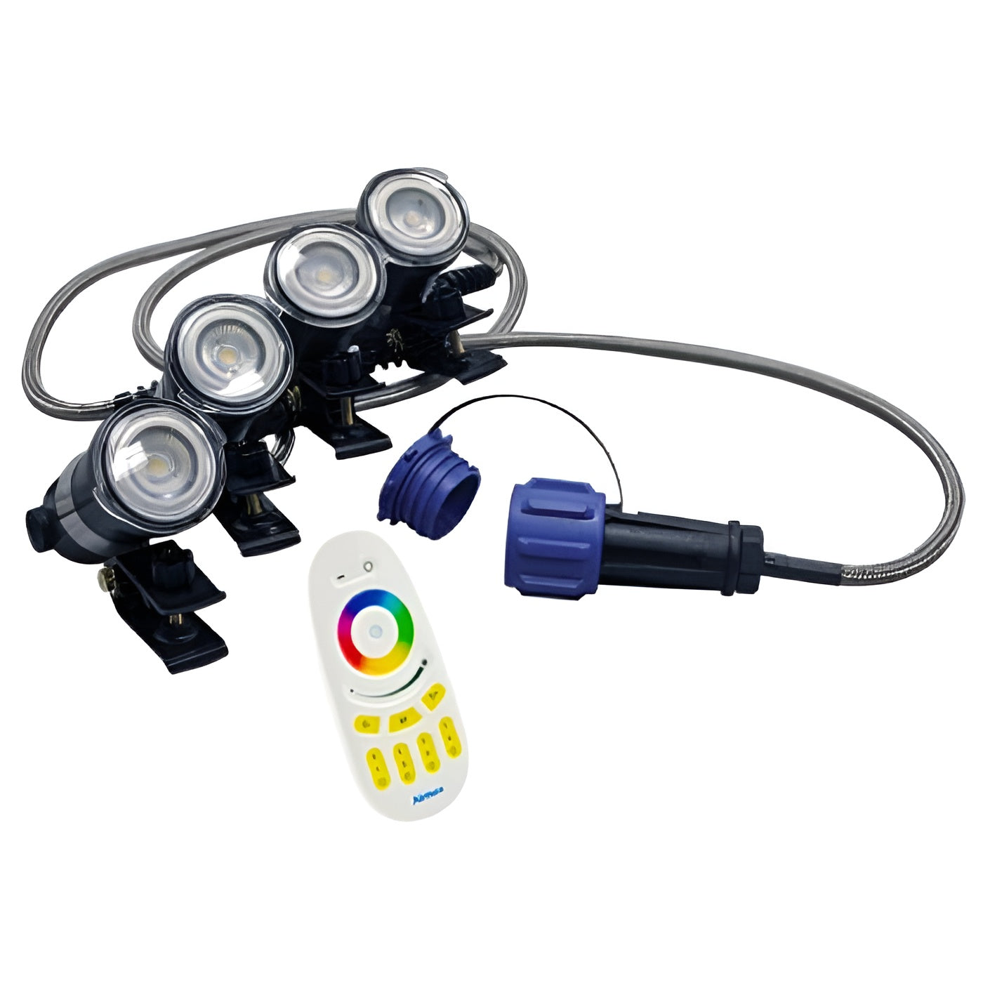 Airmax RGBW Color Changing LED Fountain 4 Light Set