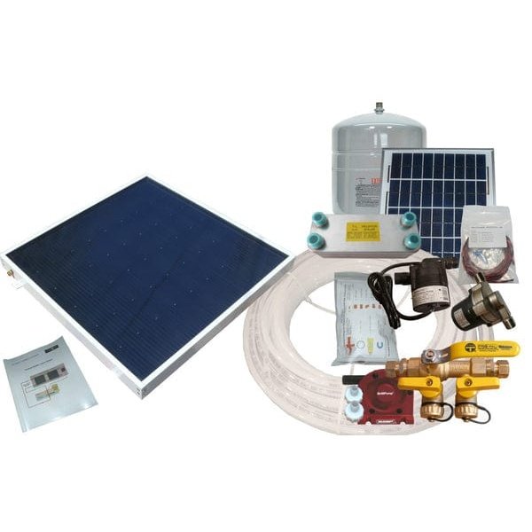 Heliatos Boat Freeze Protected Solar Water Heater Kit with External Heat Exchanger