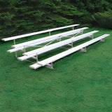 Bleacher 4 Row 15' Outdoor Standard Aluminum Bleachers- BLCH-4