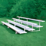 Bleacher 4 Row 21' All Aluminum Preferred Bleacher - BLDP-421AL