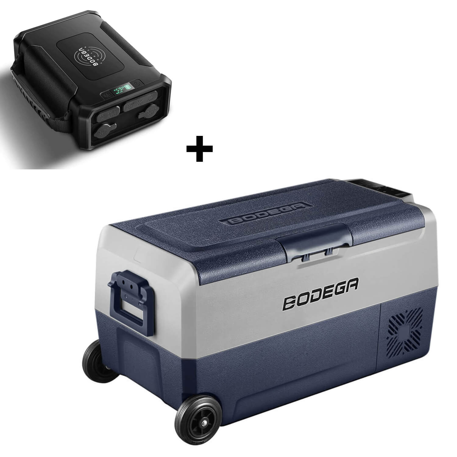 BODEGAcooler 38qt/36L T36 Dual Zone 12V Portable Car Fridge - T36+T36 Cover