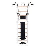 BenchK Swedish Ladder w/ Bench - White - 5903317830771