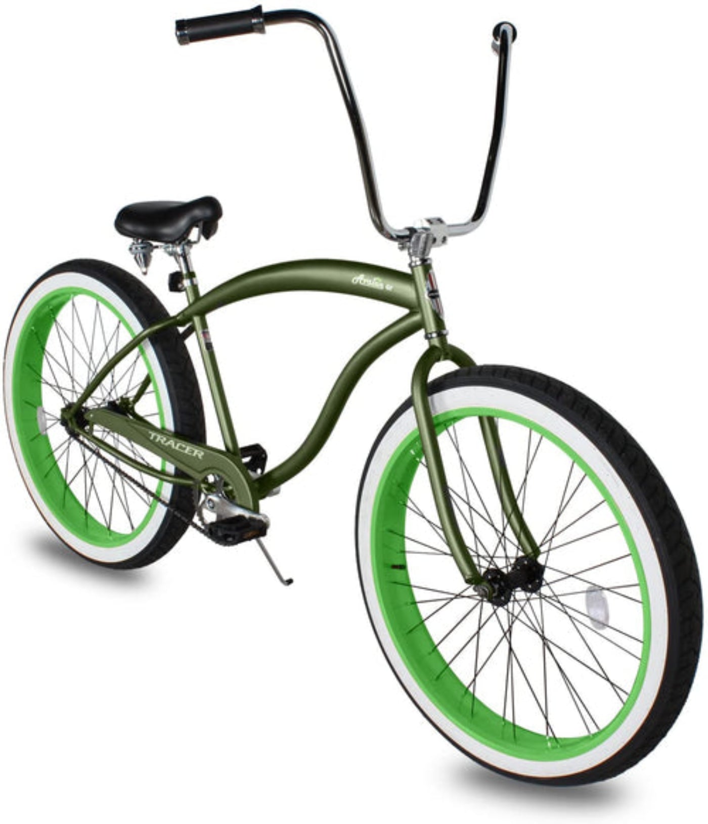 Tracer 29" Avalon GT Fat Tire Stretch Beach Cruiser Bike - MB-AVALON GT29-MBK/PLS