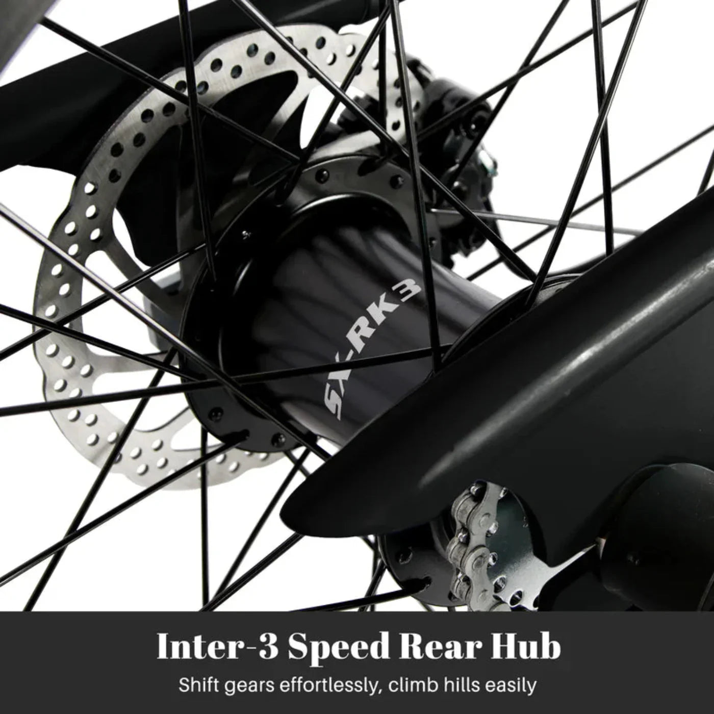 Tracer 20" Master 3i 3-Speed Chopper Style Cruiser Bike - MB-MASTER 3I DS-MBK