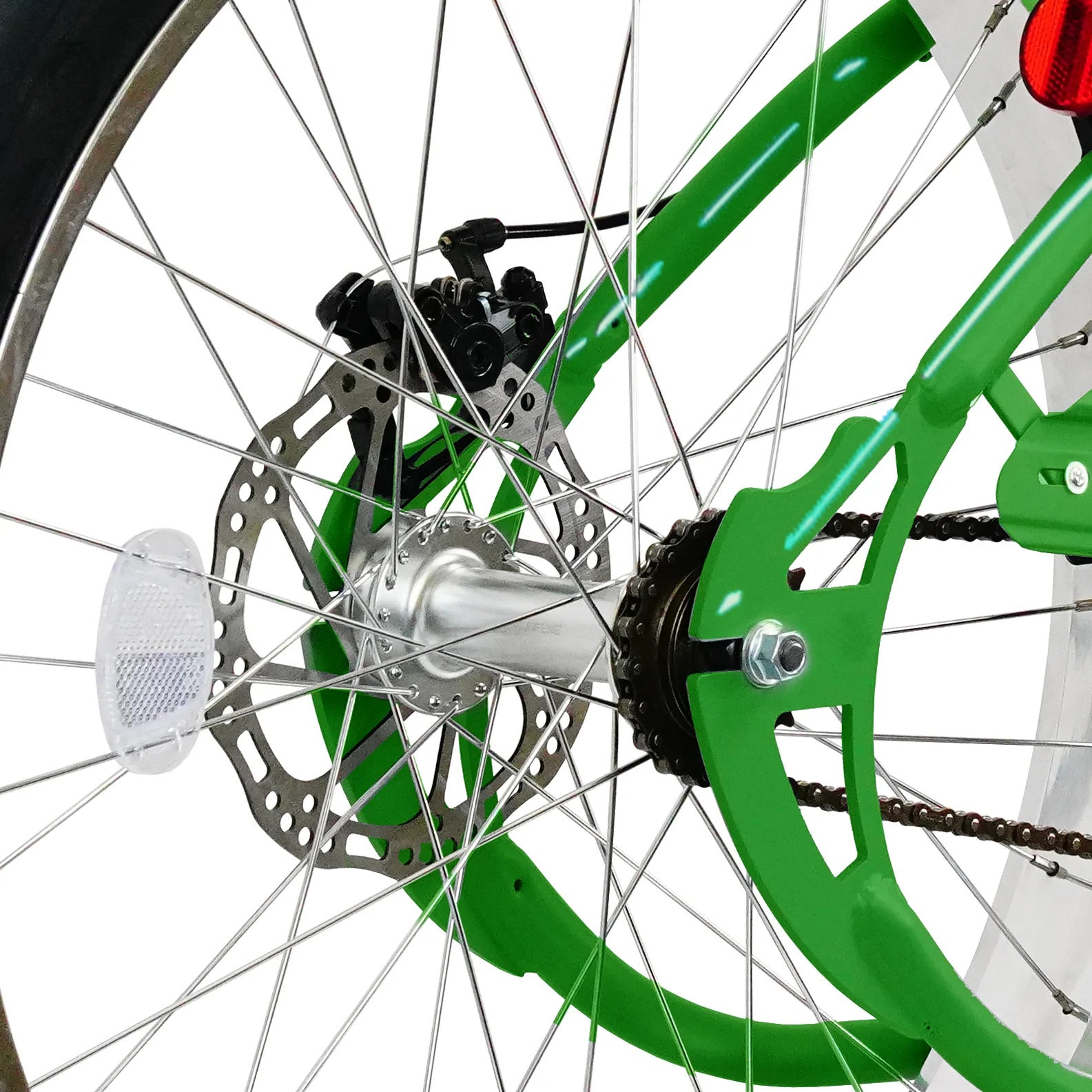 Tracer 26" Santak GT Chopper Stretch Cruiser 1-Speed Fat Tire Bike - MB-SANTAK-BL