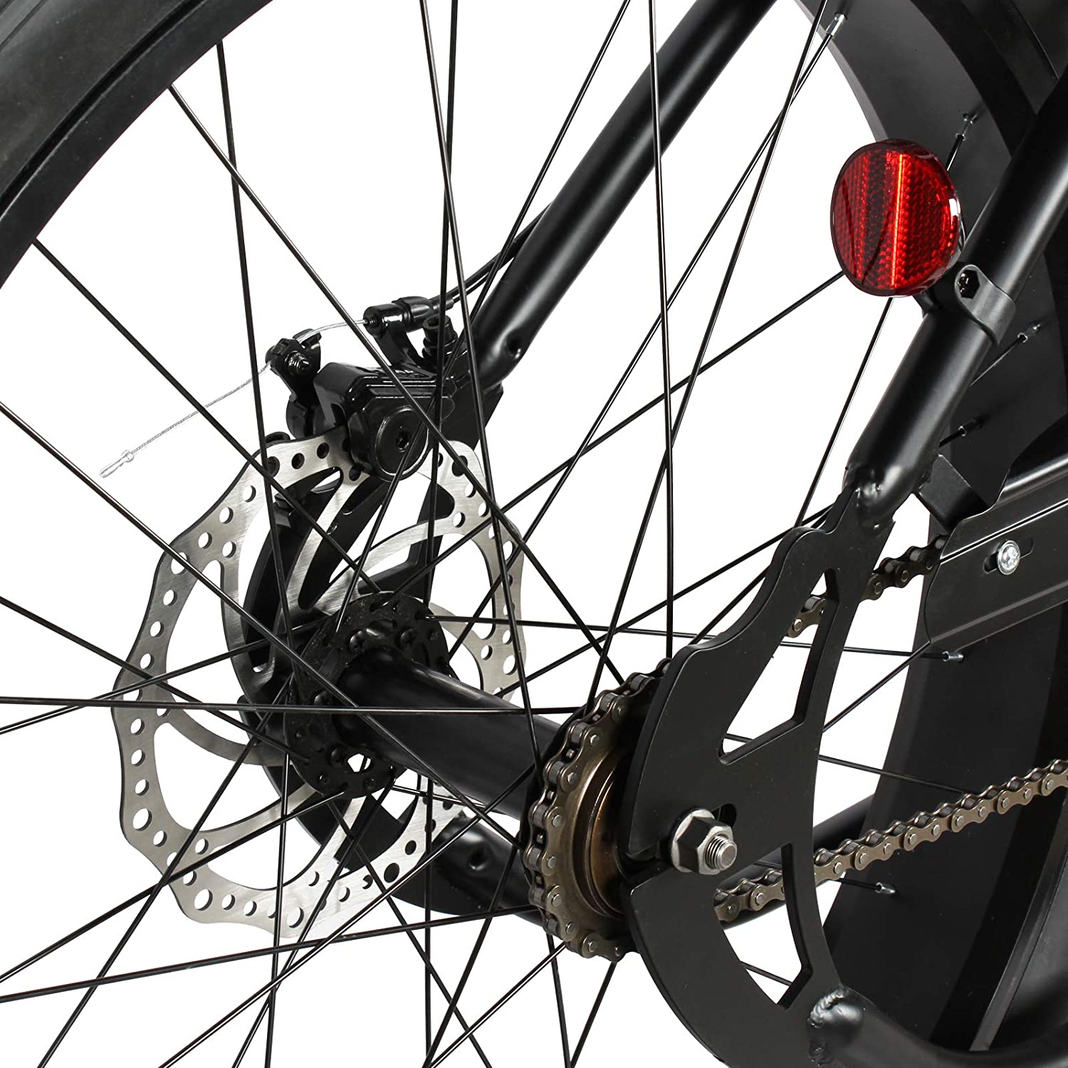 Tracer 26" Santak GT Chopper Stretch Cruiser 1-Speed Fat Tire Bike - MB-SANTAK-BL