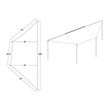 Body Armor Sky Ridge 180Xl Awning With Mounting Brackets - 20025
