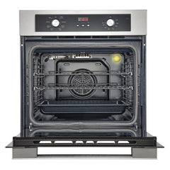 Cosmo 3 Piece Kitchen Package With 24" Single Electric Wall Oven 36" Electric Cooktop 36" Island Range Hood
