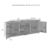 Crosley Camden 58" Corner Tv Stand - CF101258