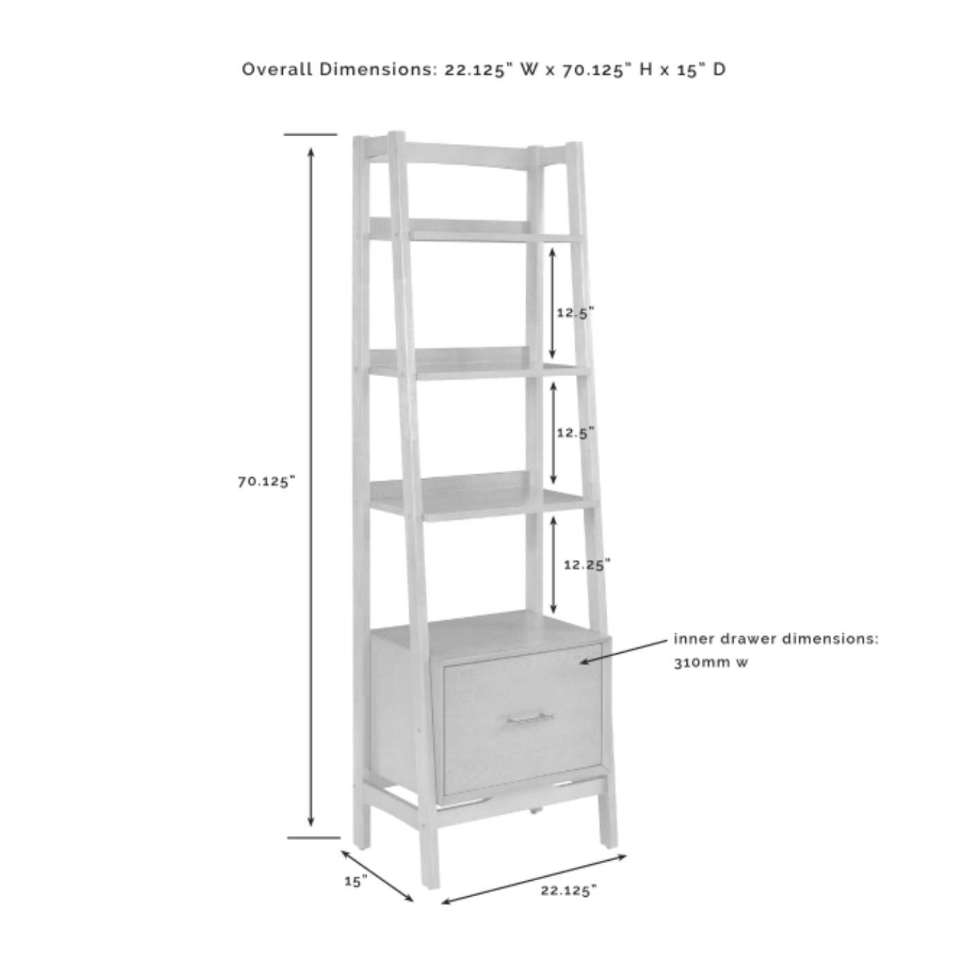 Crosley Landon Small Etagere - CF1109