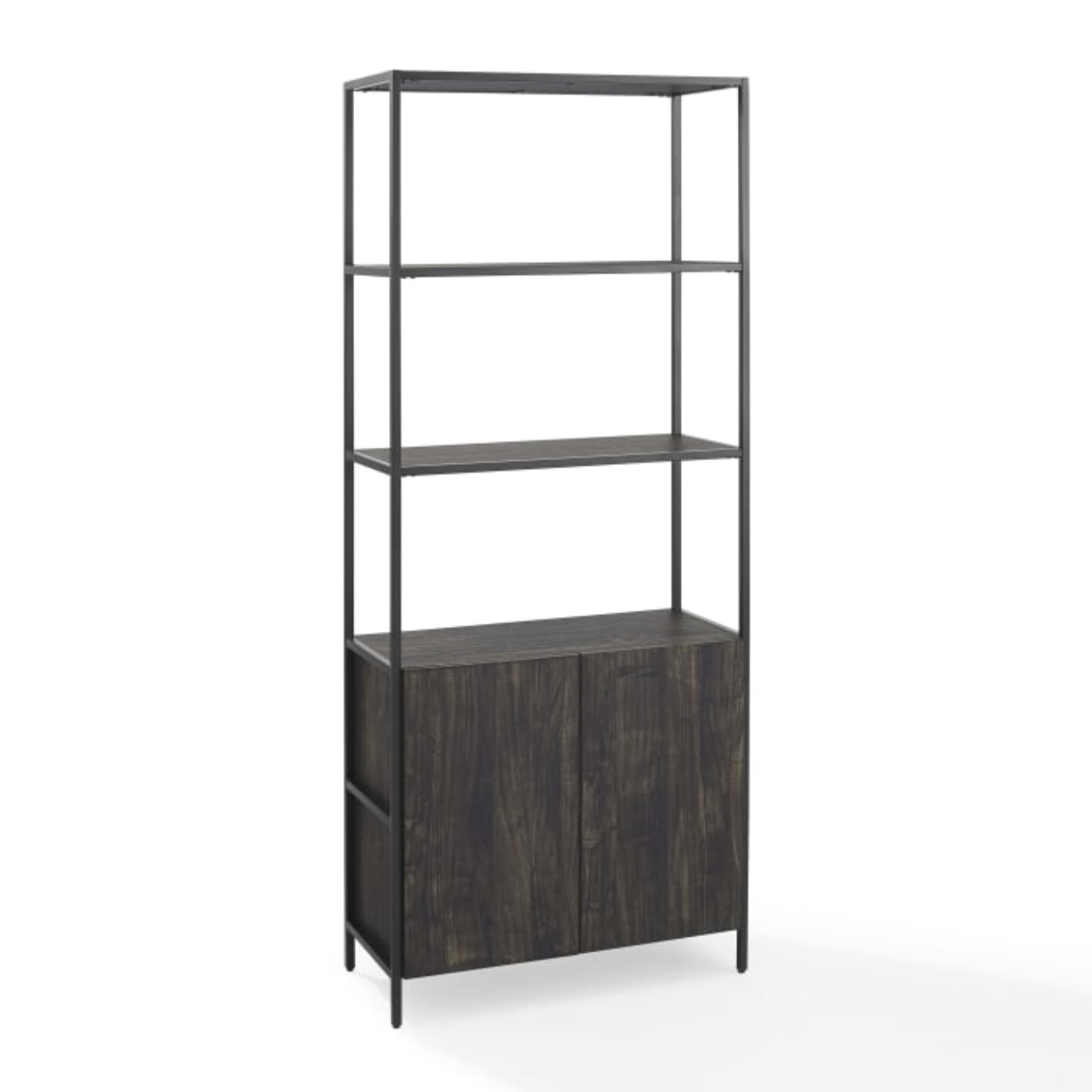 Crosley Jacobsen 34 Inch Large Etagere Brown-Ash - CF1317-BR