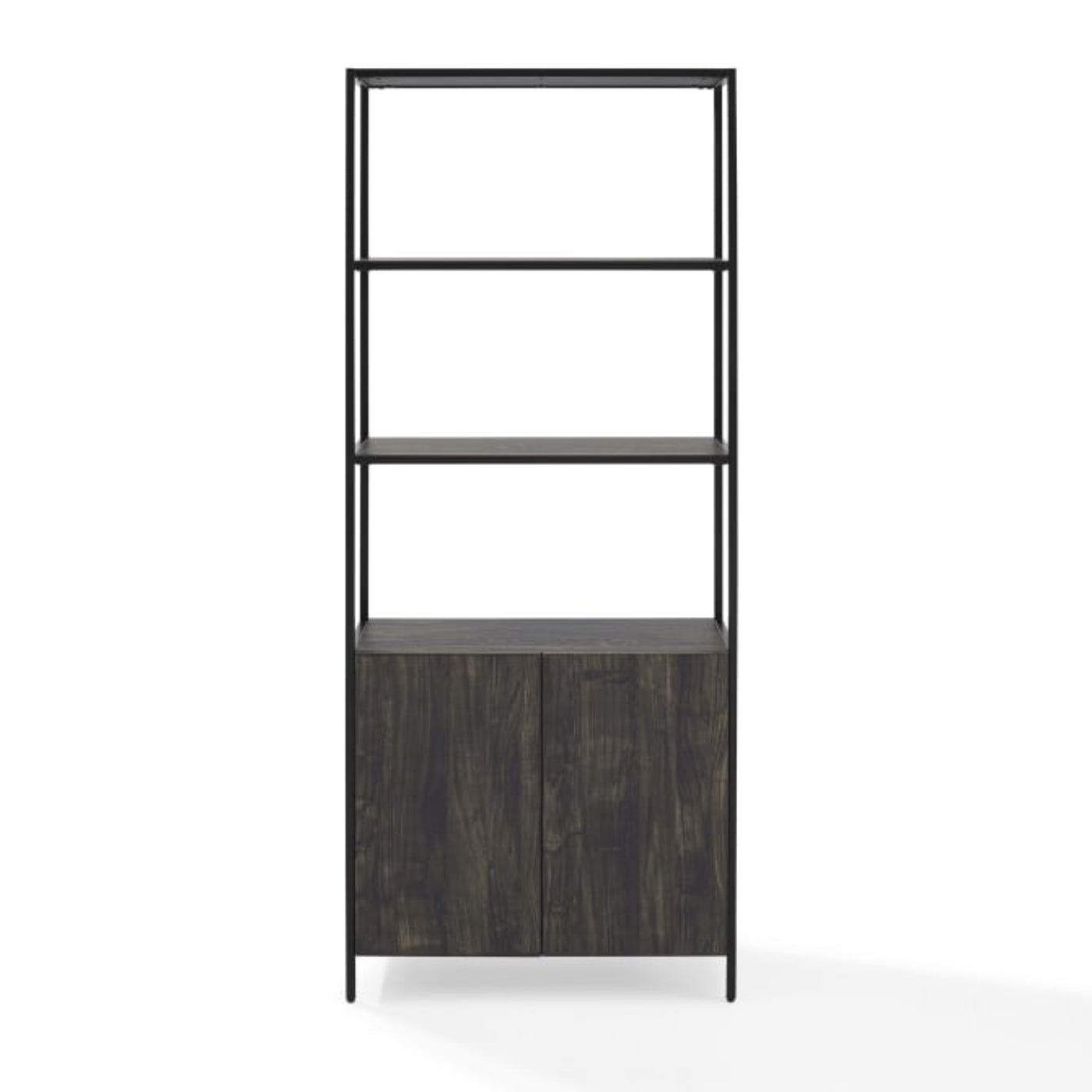 Crosley Jacobsen 34 Inch Large Etagere Brown-Ash - CF1317-BR