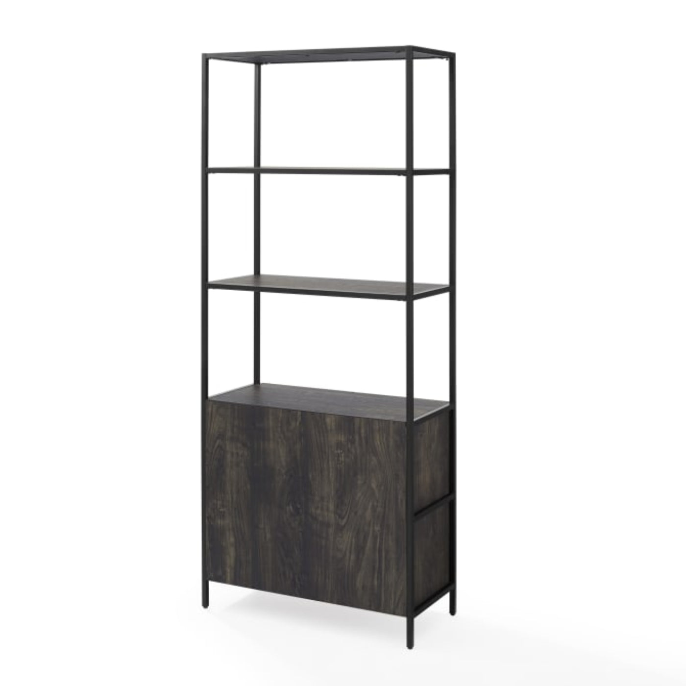Crosley Jacobsen 34 Inch Large Etagere Brown-Ash - CF1317-BR