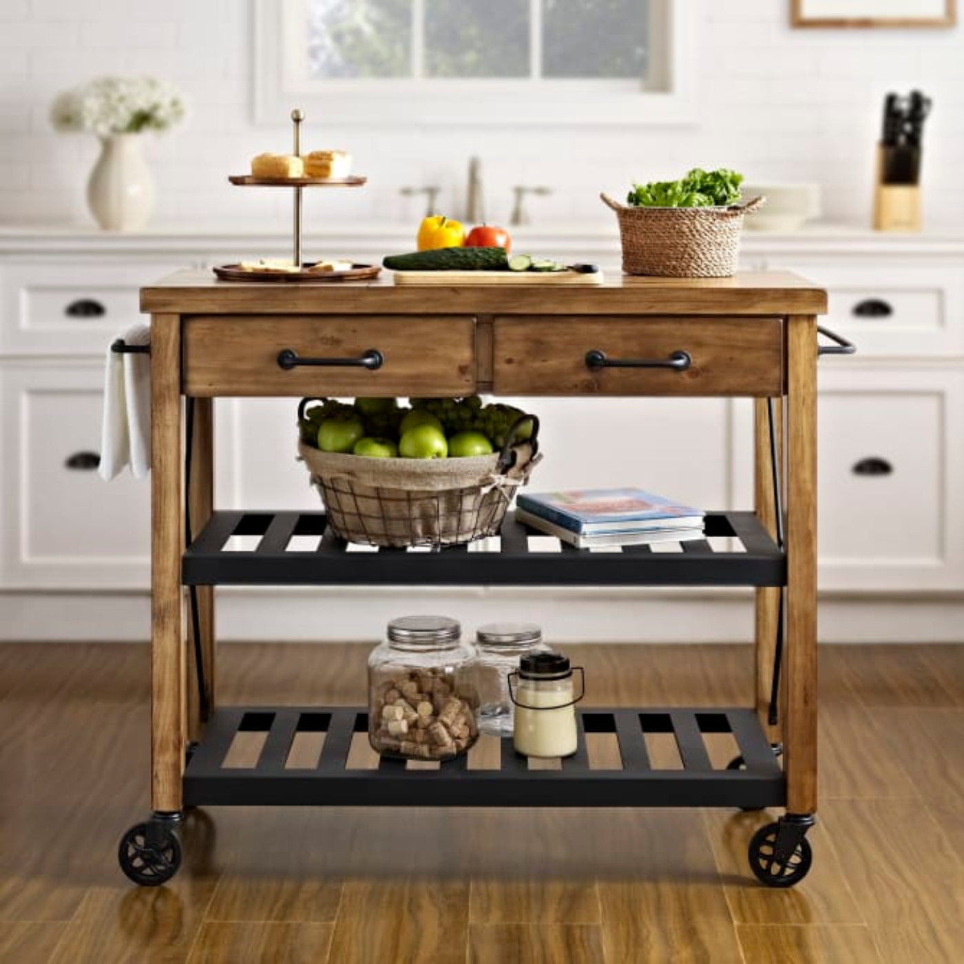Crosley Roots 42 Inch Kitchen Cart - CF3008-NA