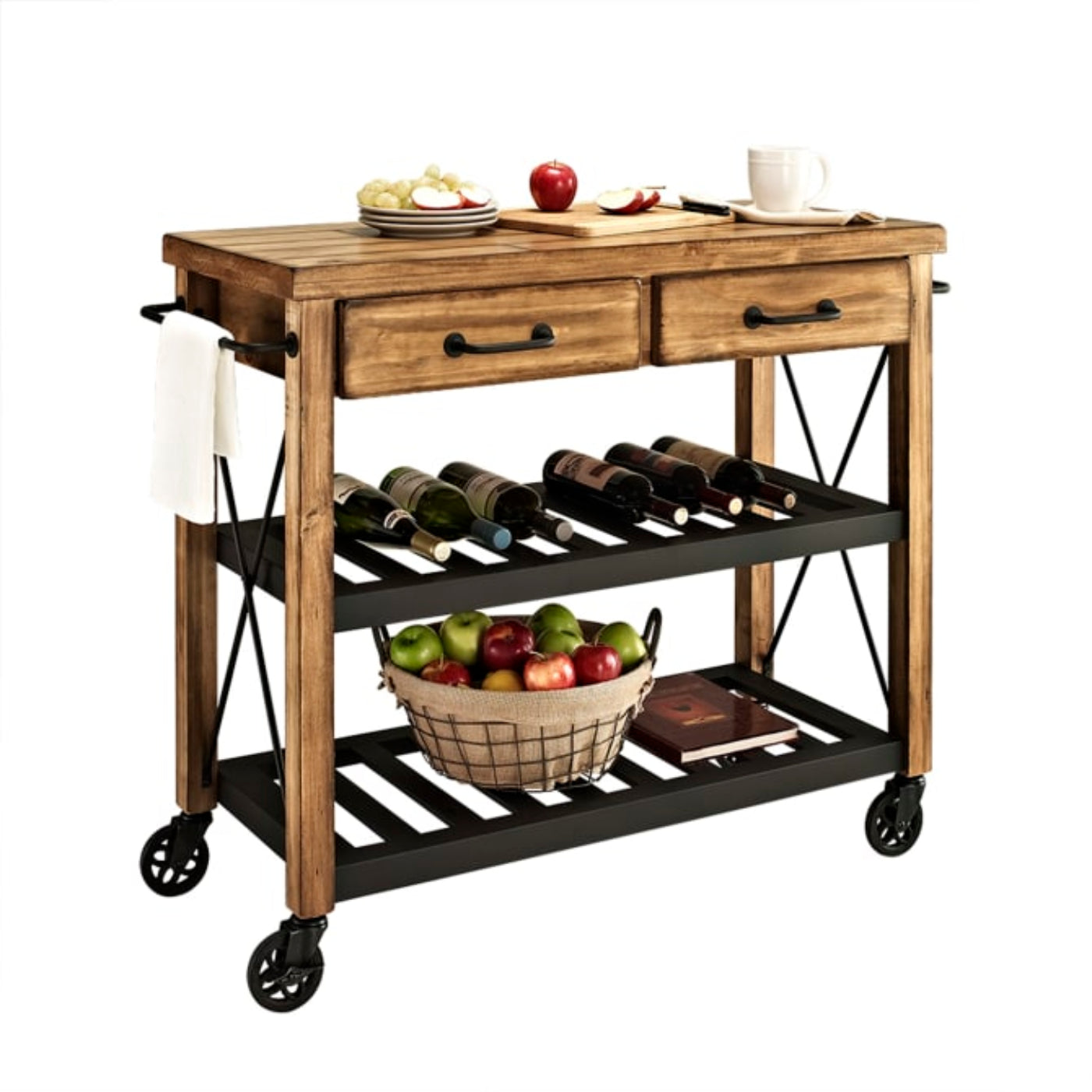 Crosley Roots 42 Inch Kitchen Cart - CF3008-NA
