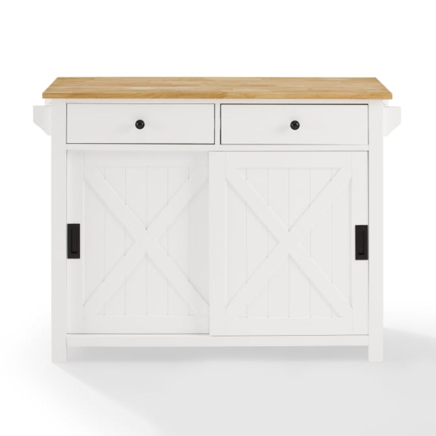 Crosley Laurel Kitchen Island/Cart - CF3033NA-WH