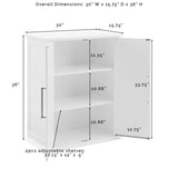 Crosley Bartlett Stackable Storage Pantry White - CF3117-WH