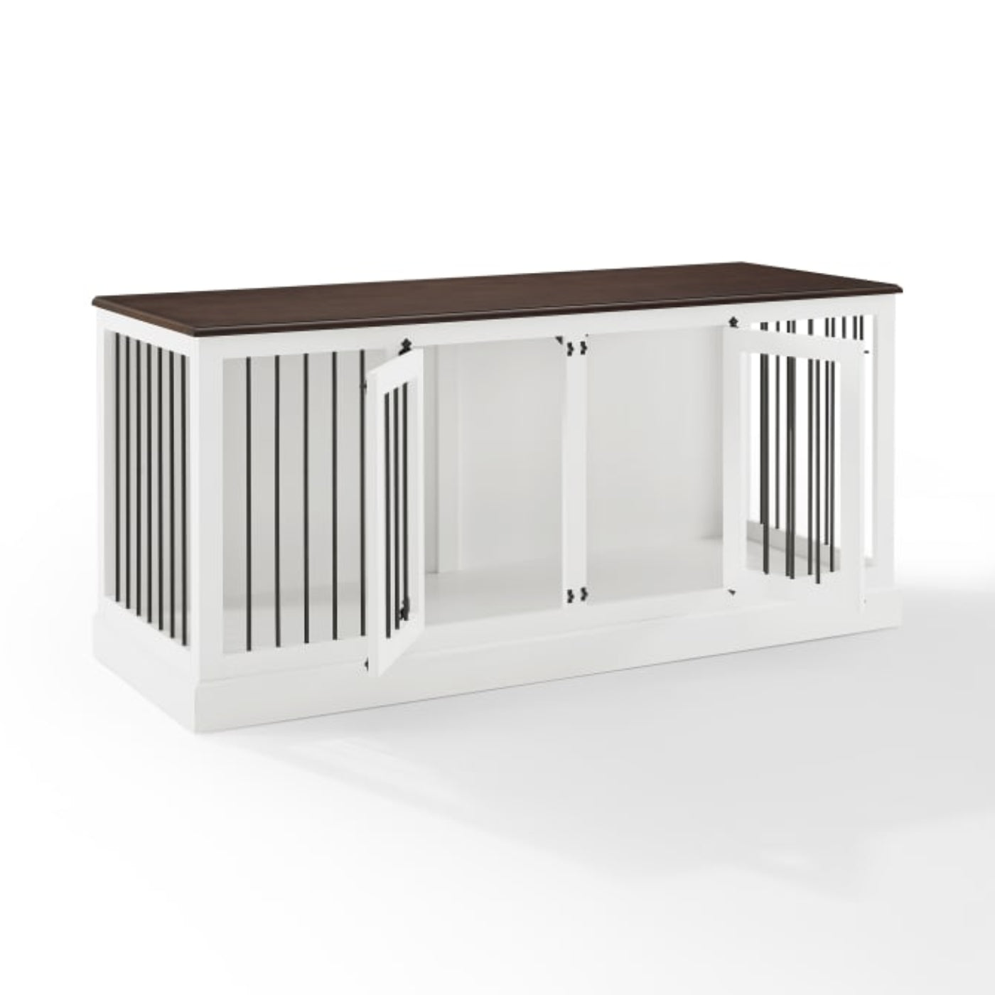 Crosley Winslow Medium Credenza Pet Crate - CF4501-WH