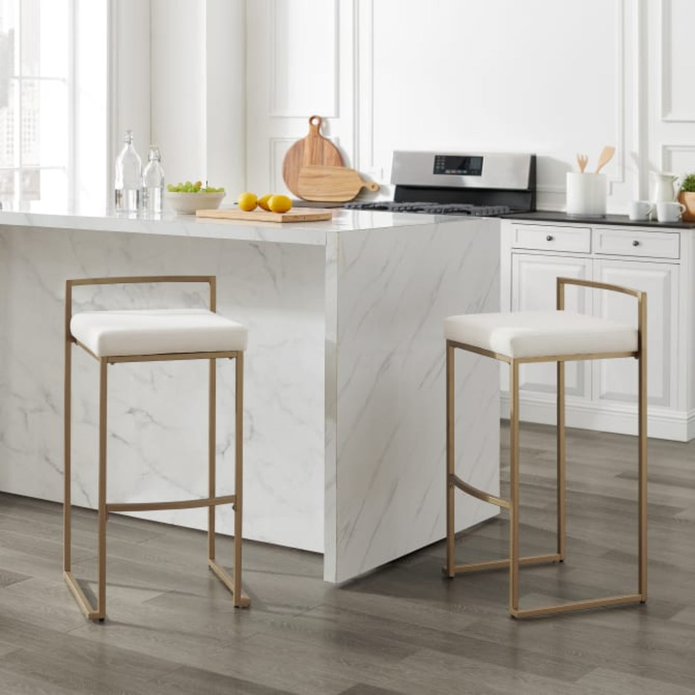 Crosley Harlowe 17.50 Inch 2pc Bar Stool Set - CF501930