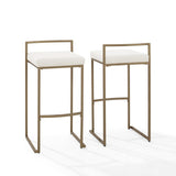 Crosley Harlowe 17.50 Inch 2pc Bar Stool Set - CF501930