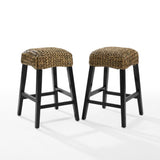 Crosley Edgewater 2pc Backless Counter Stool Set - CF502527-SG
