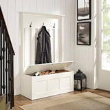 Crosley Ogden 42 Inch Hall Tree White - CF6001-WH