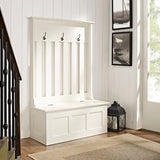 Crosley Ogden 42 Inch Hall Tree White - CF6001-WH