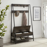 Crosley Jacobsen Hall Tree Brown-Ash - CF6036-BR